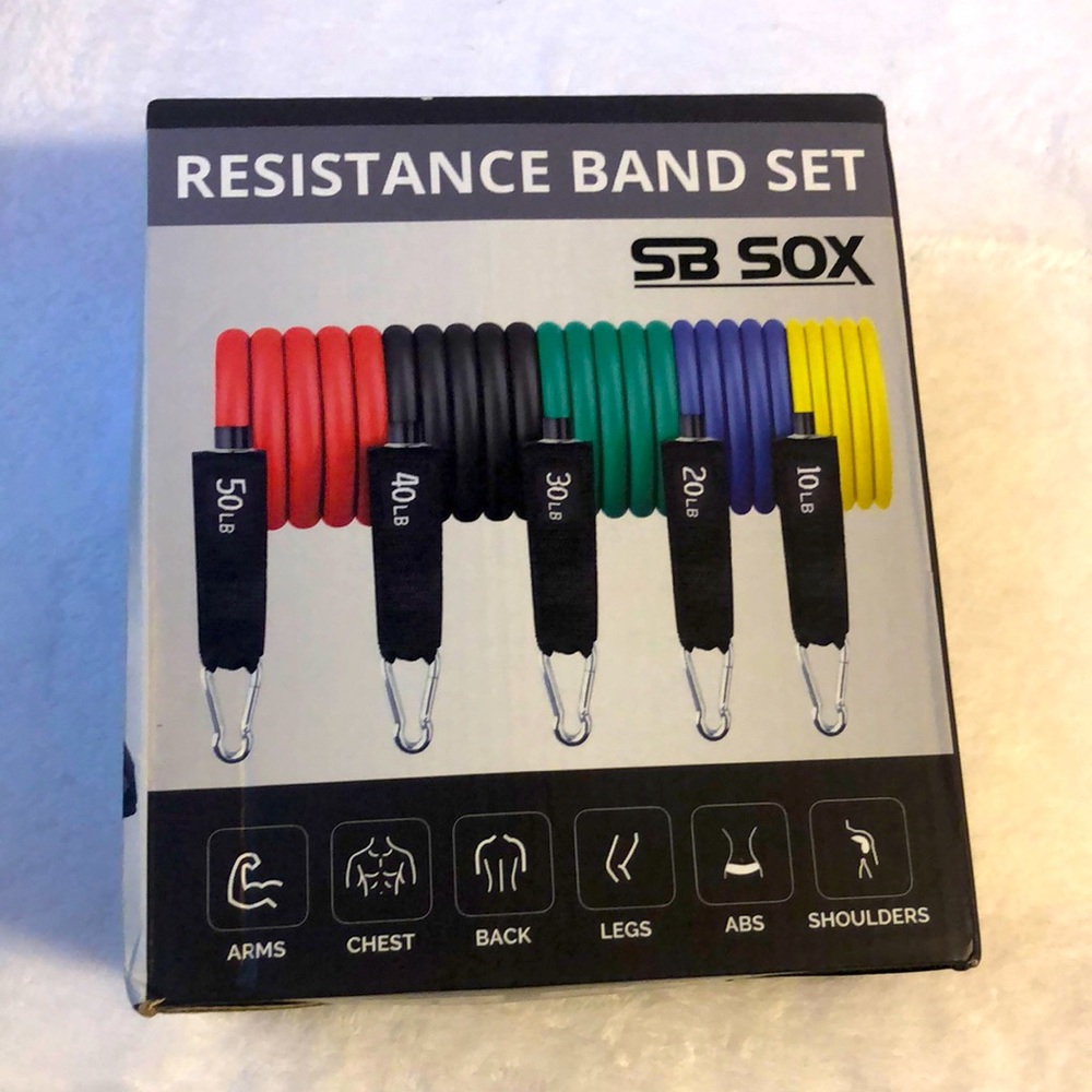 SB SOX resistance bands, 5 levels